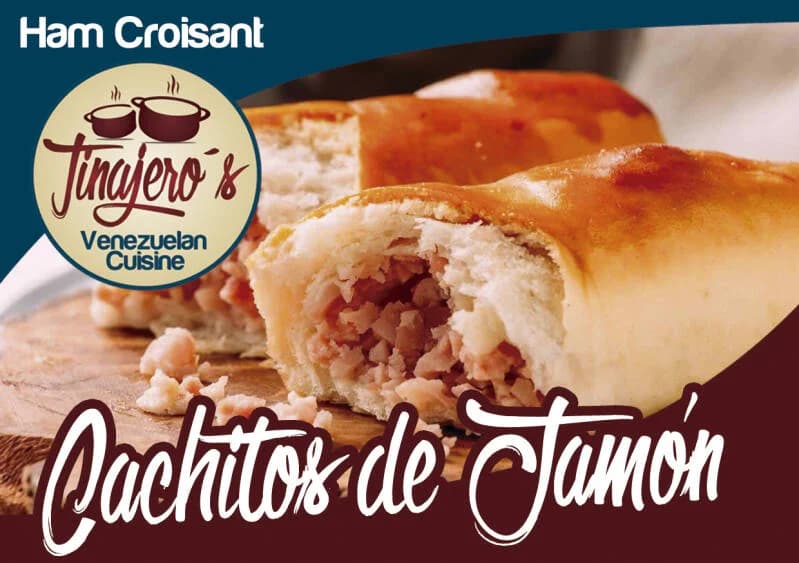 Cachitos de Jamón, Tocineta y Queso Crema