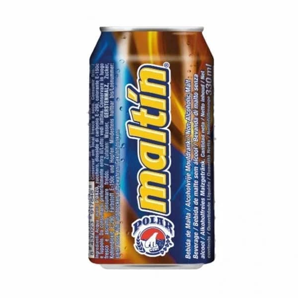 Maltín Polar lata 330 ml · detalle