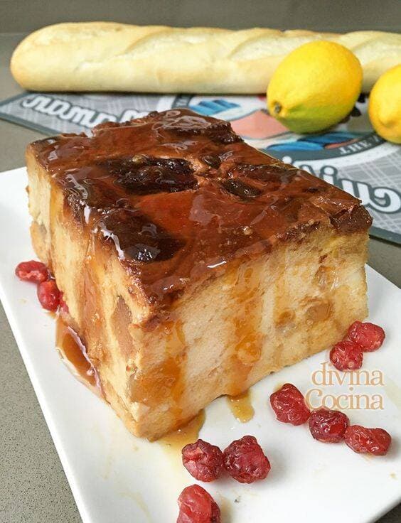 Torta-Pudin de Pan · detalle