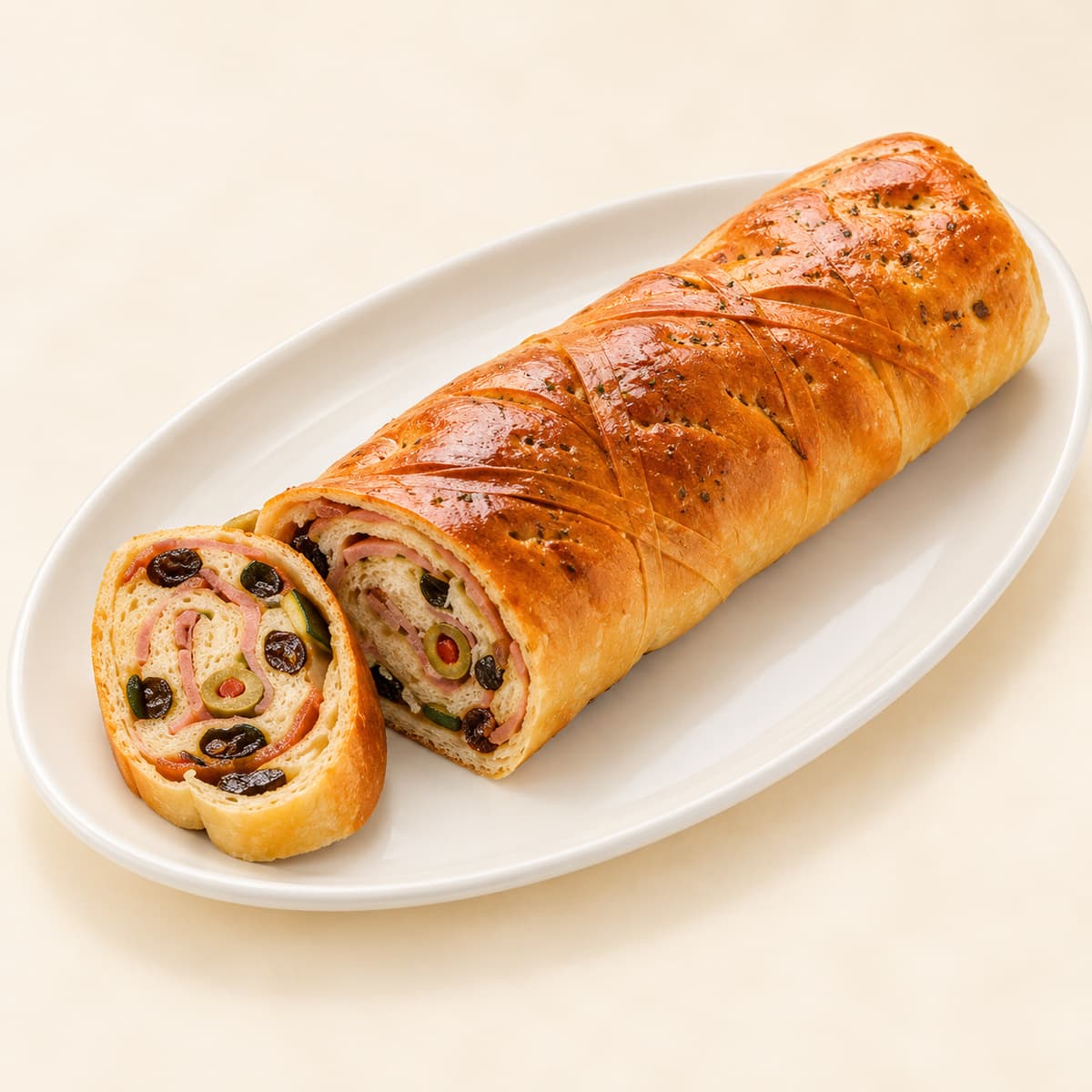 Pan de Jamón Vegetariano